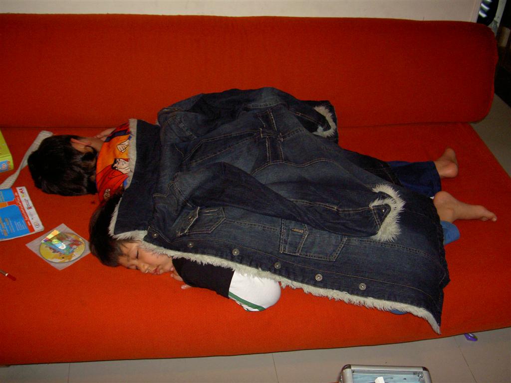 H&K schlafen auf Sofa (Large)